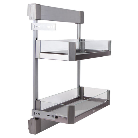 Cargo 300mm SELECTA universal 2 shelves with door closer Muller