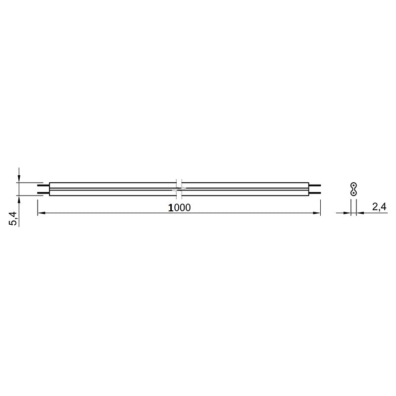 Copper wire 2x0.35