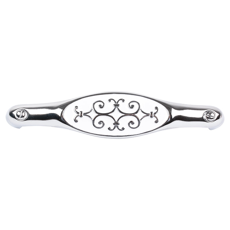 Handle Marella D 15134.128 chrome | white enamel