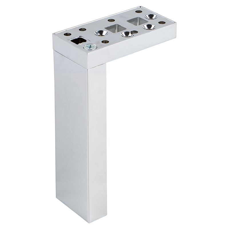 Furniture leg Ferro Fiori M 12000 h = 100, with platform, load 200 kg 50x90