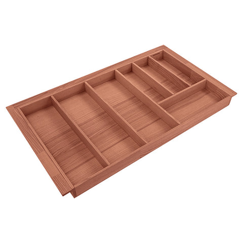 Universal tray 800 for 2 inserts W=740 L=428 (LK.740.428) Teak