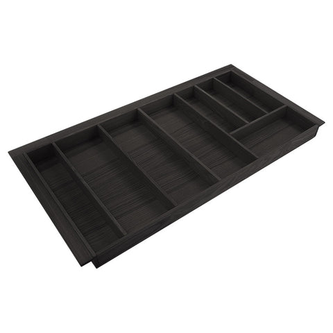 Universal tray 900 for 3 inserts W=840 L=428 (LK.840.428) Black