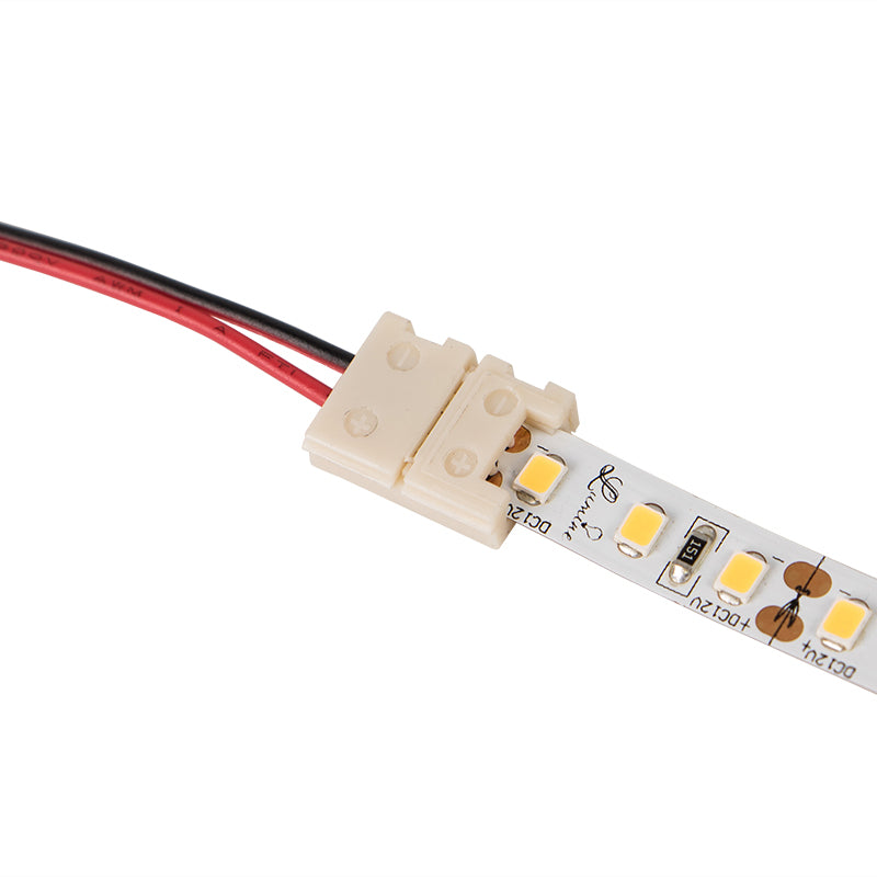 End connector for LED- 3528/2835 SMD with notch for LED