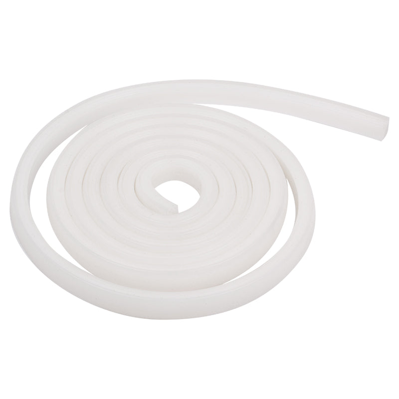 Decorative profile, Lid ELASTIC, silicone, milky