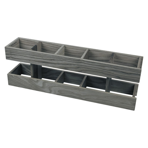 Organizer (vertical storage) for 5 bottles W=100 L=480 H=159 (OB 5.100.159.480) Anthracite