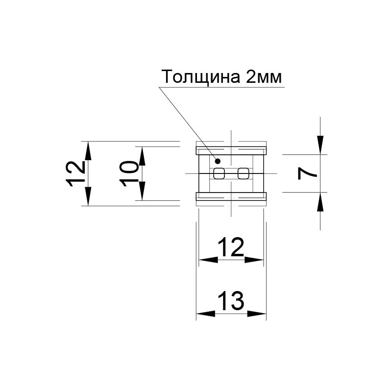 Connector for connecting LED-3528 SMD strip