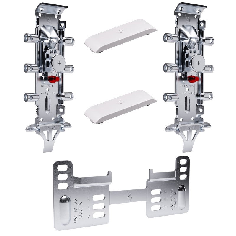 Set of hidden hangers LIBRA H2 (ABC bar, 150 kg/pair), Italiana Ferramenta