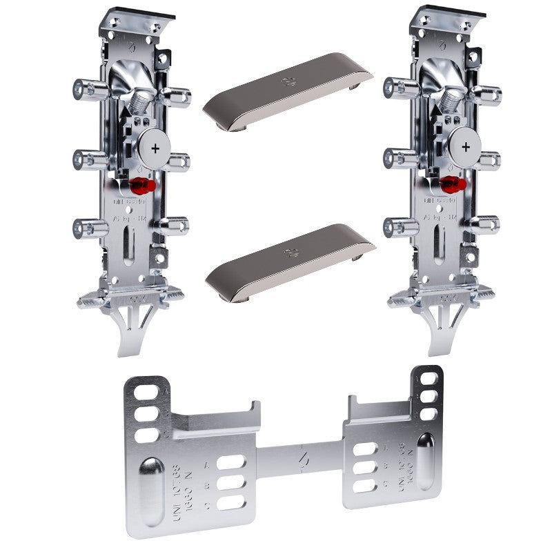 Set of hidden hangers LIBRA H2 (ABC bar, 150 kg/pair), Italiana Ferramenta