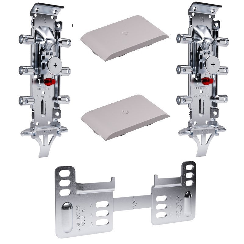 Set of hidden hangers LIBRA H2 (ABC bar, 150 kg/pair), Italiana Ferramenta