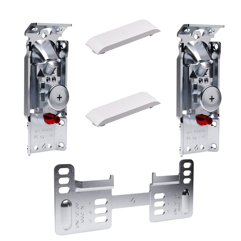 Set of hidden hangers LIBRA H1 (ABC bar, 150 kg/pair), Italiana Ferramenta