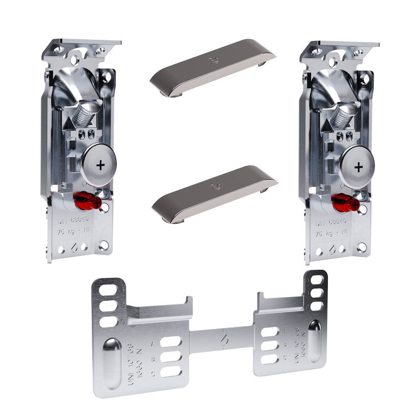 Set of hidden hangers LIBRA H1 (ABC bar, 150 kg/pair), Italiana Ferramenta