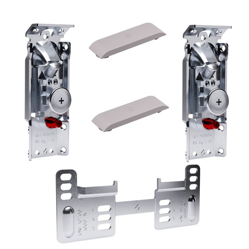 Set of hidden hangers LIBRA H1 (ABC bar, 150 kg/pair), Italiana Ferramenta