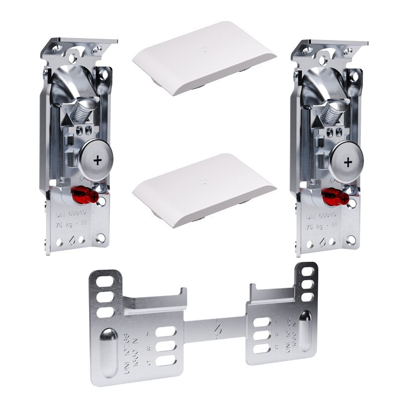 Set of hidden hangers LIBRA H1 (ABC bar, 150 kg/pair), Italiana Ferramenta