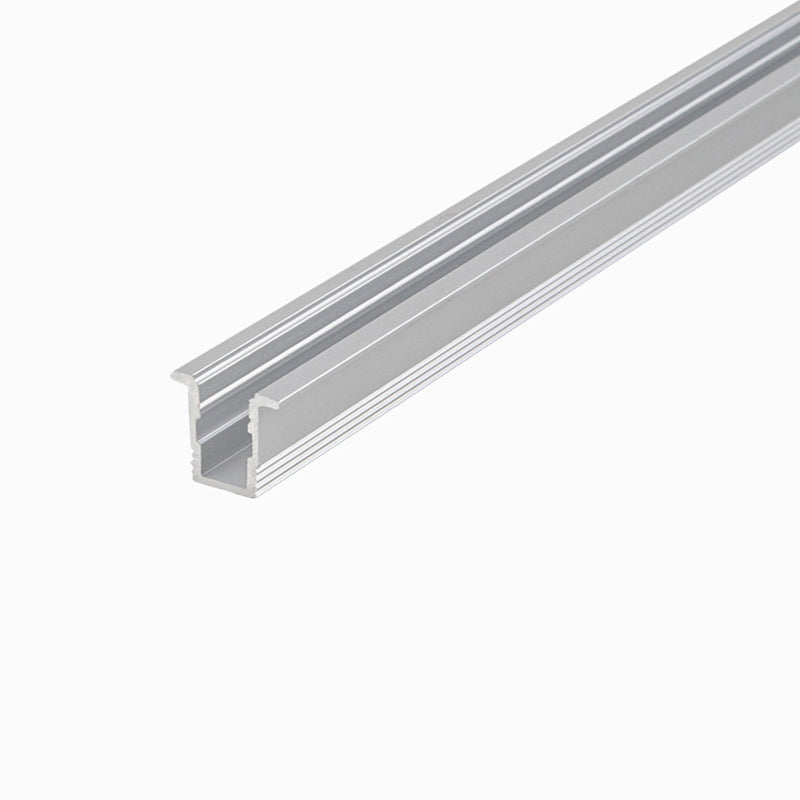Profile for LED strip, L = 3m, aluminum, anodised silver
